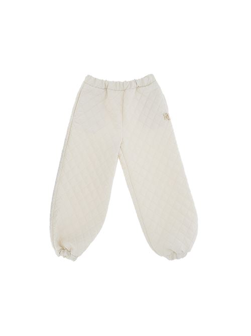 Pantalone bianco crema ELISABETTA FRANCHI | EFPA1860033